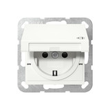 Gira 441403 SCHUKO-Steckdose KD + SP System 55 Reinweiß