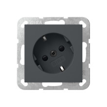 Gira 441828 SCHUKO-Steckdose 30° + SP System 55 Anthrazit