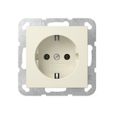Gira 446601 SCHUKO-Steckdose ohne Befestigungskrallen System 55 Cremeweiß