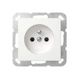 Gira 448503 Steckdose Erdstift + SP System 55 Reinweiß
