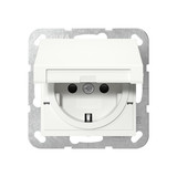 Gira 475403 SCHUKO-Steckdose KD + SP Schraubklemmen System 55 Reinweiß
