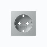 Gira 492026 Abdeckung SCHUKO-Steckdose System 55 F Alu