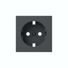 Gira 492028 Abdeckung SCHUKO-Steckdose System 55 Anthrazit