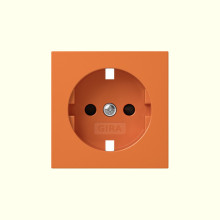 Gira 4921109 Abdeckung SCHUKO-Steckdose SP ZSV System 55 Orange