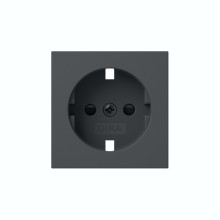 Gira 492128 Abdeckung SCHUKO-Steckdose SP System 55 Anthrazit