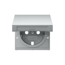 Gira 492226 Abdeckung SCHUKO-Steckdose KD System 55 F Alu