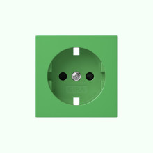 Gira 4984107 Abdeckung SCHUKO-Steckdose SP System 55 Grün
