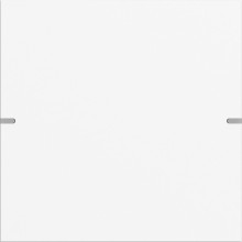 Gira 5021927 Wippenset 1-fach Tastsensensor 4.95 Alum.Reinweiß m(lack.)