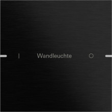 Gira 5031126 Wippenset 1-fach individuell Tastsensensor 4.95 Alum.Schwarz(elox.)