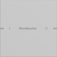 Gira 5031915 Wippenset 1-fach individuell Tastsensensor 4.95 Alum.Grau m(lack.)