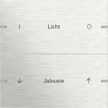 Gira 5032219 Wippenset 2-fach individuell Tastsensensor 4.95 Edelstahl