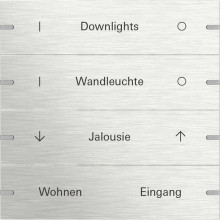 Gira 5034219 Wippenset 4-fach individuell Tastsensensor 4.95 Edelstahl