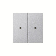 Gira 510726 RF BedienAufsatz 2-fach KNX System 55 F Alu