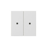 Gira 510727 RF BedienAufsatz 2-fach KNX System 55 Reinweiß m