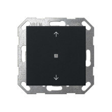 Gira 5172005 Taster Wippe 1-fach Pfeile OneKNX System 55 Schwarz m