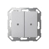Gira 517326 Taster Wippe 2-fach OneKNX System 55 F Alu