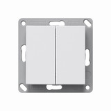 Gira 517803 RF Wandsender 2-fach KNX System 55 Reinweiß