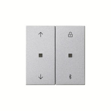 Gira 536726 S3000 Jal.-/Schaltuhr Bluetooth Pfeile System 55 F Alu
