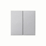 Gira 537026 Wippe 2-fach unbedruckt System 55 F Alu