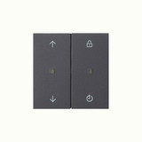 Gira 549228 Gira eNet Funk BedienAufsatz Memory Pfeile System 55 Anthrazit