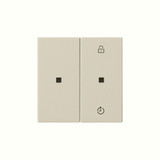 Gira 549301 Gira eNet Funk BedienAufsatz Memory System 55 Cremeweiß