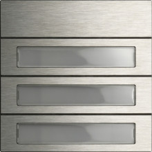 Gira 5533920 Ruftastenmodul 3-fach System 106 Edelstahl