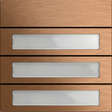 Gira 5533921 Ruftastenmodul 3-fach System 106 Bronze