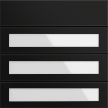 Gira 5533925 Ruftastenmodul 3-fach System 106 Schwarz m
