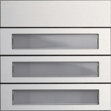 Gira 5533926 Ruftastenmodul 3-fach System 106 Aluminium