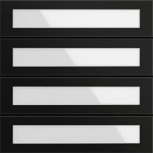 Gira 5534925 Ruftastenmodul 4-fach System 106 Schwarz m