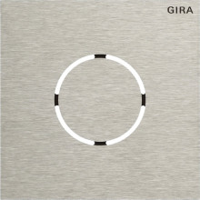 Gira 5578920 Frontplatte Sprachmodul System 106 Edelstahl