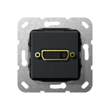 Gira 564510 DVI (24+5) K-poligeitsche Einsatz Schwarz m