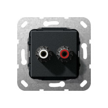 Gira 566610 WBT-0708 Cu nextgen K-Schuh Lötanschl. Einsatz Schwarz m