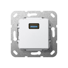 Gira 568203 USB 3.0 A Kpl. Einsatz Reinweiß