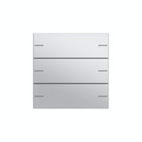 Gira 575326 Wippenset 3-fach Tastsensensor 4.55 F Alu