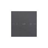 Gira 576128 Wippenset 1-fach individuell Tastsensensor 4.55 Anthrazit