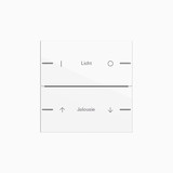 Gira 576203 Wippenset 2-fach individuell Tastsensensor 4.55 Reinweiß