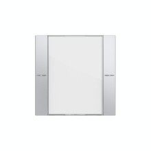 Gira 577126 Wippenset 1-fach Beschriftungsfeld Tastsensensor 4.55 Klar/F Alu