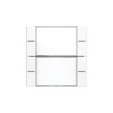 Gira 577203 Wippenset 2-fach Beschriftungsfeld Tastsensensor 4.55 Klar/Reinweiß