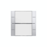 Gira 577226 Wippenset 2-fach Beschriftungsfeld Tastsensensor 4.55 Klar/F Alu