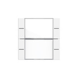 Gira 577227 Wippenset 2-fach Beschriftungsfeld Tastsensensor 4.55 Klar/Reinweiß m