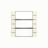 Gira 577301 Wippenset 3-fach Beschriftungsfeld Tastsensensor 4.55 Klar/Cremeweiß