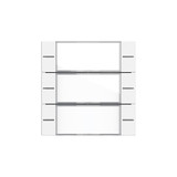 Gira 577327 Wippenset 3-fach Beschriftungsfeld Tastsensensor 4.55 Klar/Reinweiß m