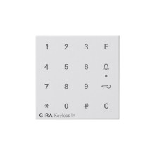 Gira 851303 Aufsatz Codetastatur System 55 Reinweiß