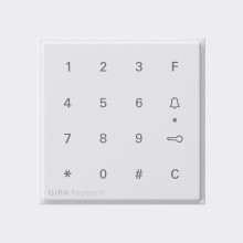 Gira 851366 Aufsatz Codetastatur Gira TX_44 Reinweiß