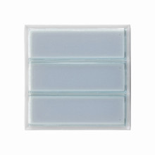 Gira 851666 Aufsatz Ruftaster 3-fach Wohnungsstation Gira TX_44 Klar