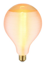 Globo Lampe E27 Leuchtmittel E27 4W Warmweiß Amber, Glas Ø13cm 11537A