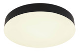 Globo Matthew LED Deckenleuchte 24W CCT Schwarz Matt Ø30cm 12384-24