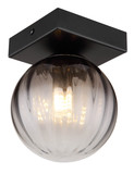Globo Dallerta G9 Wandleuchte 10W Schwarz Matt, Metall Ø12cm 15216-1