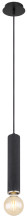 Globo Marion E27 Hängeleuchte 60W Schwarz Matt, Metall Ø6cm 15499H
